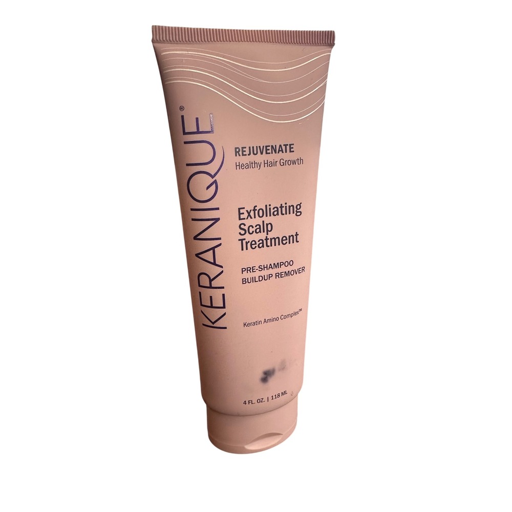 Keranique Exfoliating Scalp Treatment Pre-Shampoo Buildup Remover 4oz 118ml